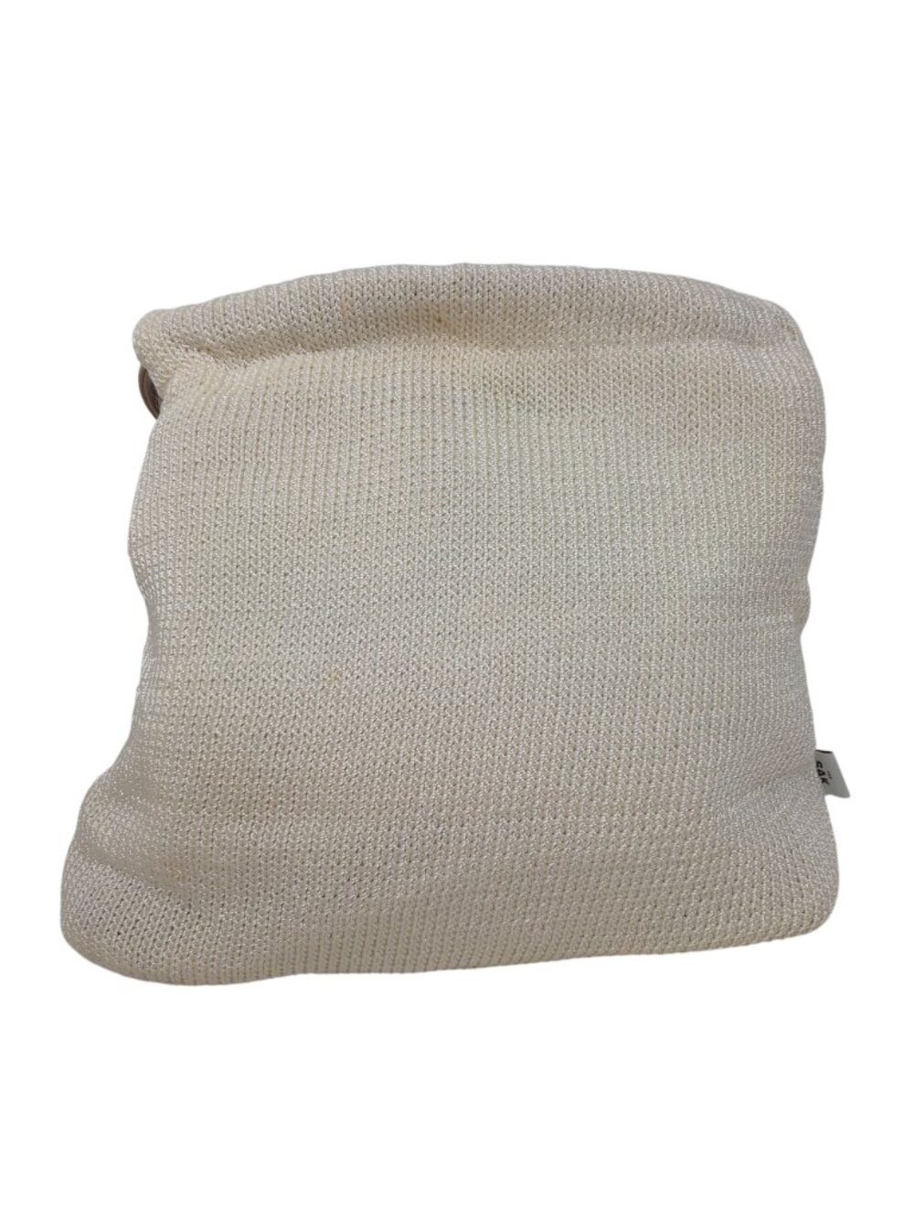 The Sak Womens Ivory Knit Bucket Bag With Double Strap Snap #I-4 - Picture 9 of 15